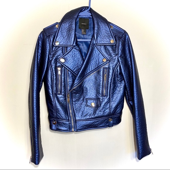 Forever 21 Jackets & Blazers - Metallic blue Jacket